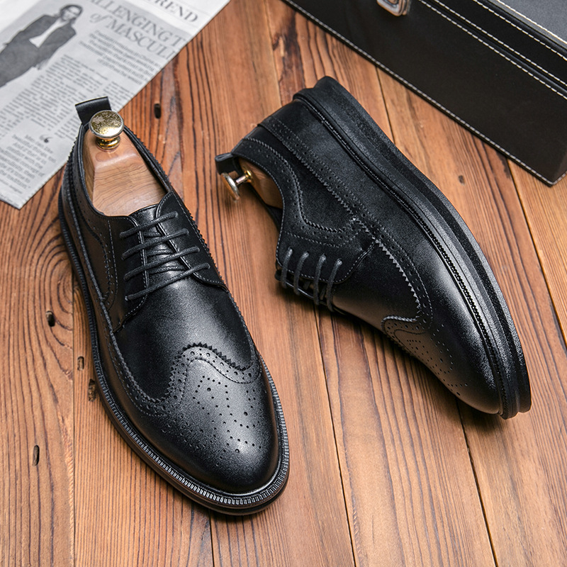 Chaussures brogues pour hommes faites à la main