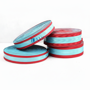 ริบบิ้นลาย1นิ้ว25มม. ริบบิ้นผ้ากรอสเกรนลายเหรียญกำหนดสีได้เอง - Product Image 1