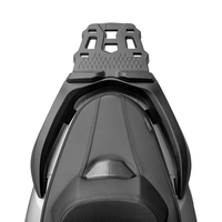 Porte-bagages arrière léger et étanche en alliage d'aluminium pour moto, avec dossier intégré, pour UFR150