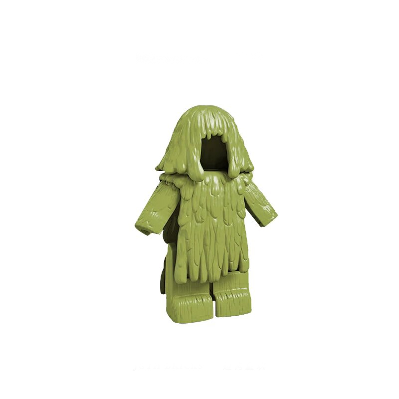 Costume Ghillie vert olive (plastique dur)