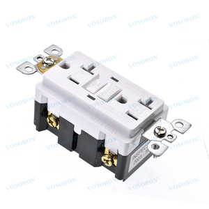 Gfci <span class=keywords><strong>Outlet</strong></span> 20 AMP tường cửa hàng Duplex Ổ cắm ổ cắm với chỉ số dẫn, tự kiểm tra, thời tiết kháng,(TR) Làm xáo trộn kháng - Product Image 4