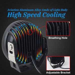 Giá tốt nhất Xe <span class=keywords><strong>LED</strong></span> làm việc ánh sáng 115 Watt 7 inch <span class=keywords><strong>LED</strong></span> lái xe ánh sáng 4x4 4WD off road tự động hệ thống chiếu sáng - Product Image 6