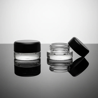 Botol Kaca Mini 15ml 9ml 7ml 5ml 3ml Wadah Penyimpanan Food Grade untuk Lilin, Rosin, Krim Mata, Salep