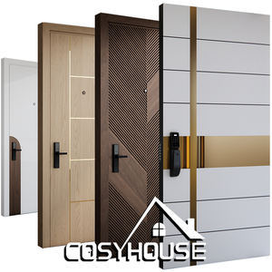 Fabricant de portes d'entrée en aluminium moulé, fournisseur de portes extérieures en aluminium de luxe - Product Image 1