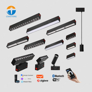 Thiết kế mới dẫn theo dõi ánh sáng có thể điều chỉnh 2700K 3000K 5000K 7W 10W 15W 20W 30W LED tuyến tính tường lõm theo dõi lũ tại chỗ đèn - Product Image 1