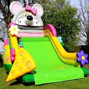 Tobogán inflable gigante con forma de ratón para niños, de calidad comercial, para uso en exteriores, en venta. - Product Image 1