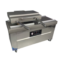 Machine d'emballage sous vide à double chambre 600PD pour usine de transformation des produits de la mer, machine d'emballage commerciale pour aliments congelés, facile à nettoyer