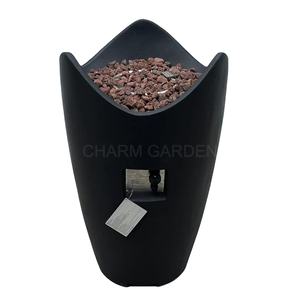 Le choix de l'<span class=keywords><strong>architecte</strong></span> : foyer à gaz en béton moderne - <span class=keywords><strong>table</strong></span> de foyer extérieur portable avec chauffage de 65000 BTU - Product Image 2