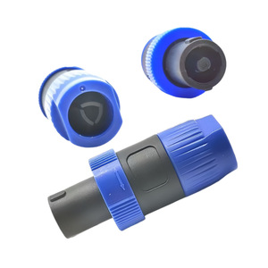 Conector de Altavoz Autoblocante NL4FC de 4 Pines YY-3208 Naranja Azul, Conector de Audio y Video para Teléfono - Product Image 2