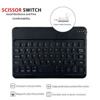 Nouveau clavier sans fil Bluetooth 60 touches pour tablette, ordinateur portable, smartphones Android/iOS - Ultra fin en plastique