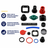 Composants en plastique moulés par injection BERGEK ABS/PA66/PP Nylon, structure de montage d'étanchéité, pièces fonctionnelles industrielles OEM