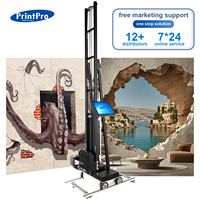 Imprimante murale 3D professionnelle PrintPro, machine d'impression murale verticale, robot d'art mural à jet d'encre UV pour la peinture murale