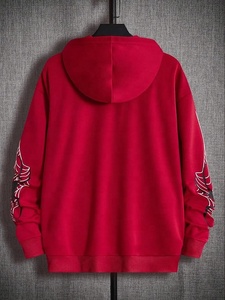 Felpa con Cappuccio Premium da <span class=keywords><strong>Uomo</strong></span>, Oversize con Zip, Stile Streetwear Gotico Y2K, Design con <span class=keywords><strong>Ragnatela</strong></span> Integrale - Product Image 6