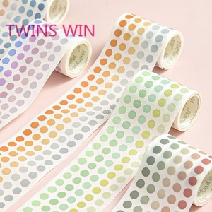 조작하기 쉬운 그라디언트 기본 노트북 장식 스티커 내구성 자체 접착 라운드 코딩 - Product Image 2