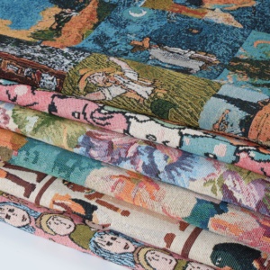 Jacquard thổ cẩm vải polyester/Cotton cho nhà dệt vải bàn Túi sofa đệm bọc & dệt chăn - Product Image 1