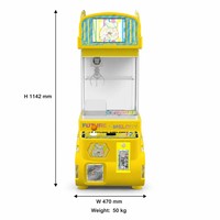 LECHUANG Distributeur automatique intelligent à griffes avec lecteur de cartes, unité de jeu d'arcade de capture de prix, grue à monnayeur pour centre de jeux et divertissement familial