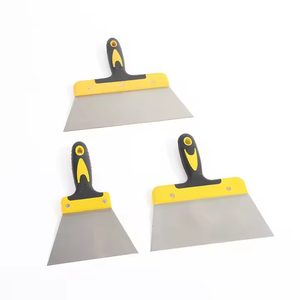 أداة تشييد للمباني ، مقشط بمقبض مطاطي ، سكين بشريط دريوال ، قبضة ناعمة ، شفرة مصقولة من الفولاذ المقاوم للصدأ - Product Image 2