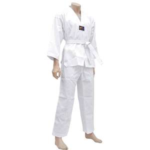 Uniforme d'entraînement de Taekwondo unisexe 100% coton, vêtements de sport personnalisés avec logo brodé pour enfants de tous âges - Product Image 3