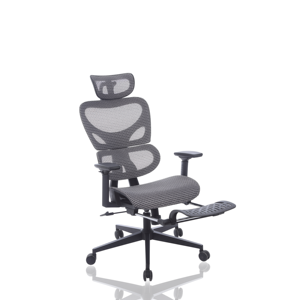 Modern Design Ergonomic Office Chair with Full Mesh Headrest & <b>Footrest</b> Comfortable Office Furniture - Product Image 6
