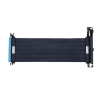 PCI-E Graphics Card Extension Cable 16X Adapter Cable PCIE 3.0 Ribbon Cable Copper Conductor TPE Vertical Installation Turning