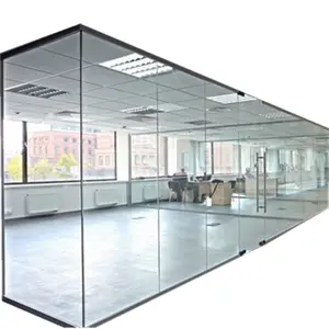 Lastra di vetro architettonica Sandwich temperato trasparente cina 66.2 per parete divisoria per ufficio
