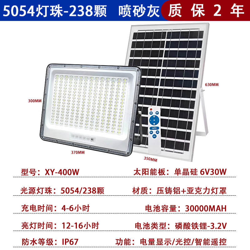 Modèle haute luminosité 400 W, 30 000 mAh