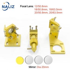 CO2 레이저 헤드 전체 세트 직경 12/18/20mm, 포커스 렌즈 50.8/63.5mm 및 Mo 미러 D20mm 포함, 레이저 기계 예비 부품용 - Product Image 6