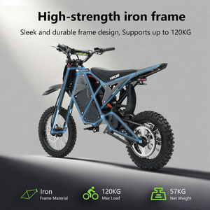 Moto tout-terrain VIPCOO H3 2025 3500w 48v 23ah E-bike - Product Image 3