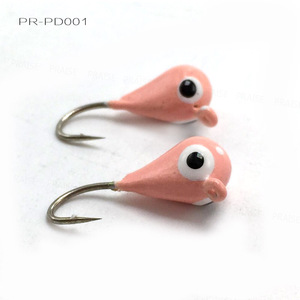 Ice câu cá lures Set kit đồ gá lắp đầu giải quyết thép carbon cao cho <span class=keywords><strong>crappie</strong></span> panfish walleye jigging Hooks - Product Image 2