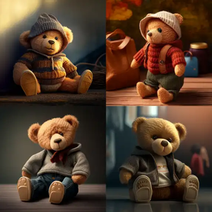 Oso de peluche de tamaño grande pequeño personalizado disfraz de mascota a granel juguete de peluche al por mayor juguete de oso de peluche - Product Image 4