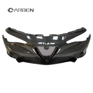 Parachoques delantero de fibra de carbono completo estilo <span class=keywords><strong>GTA</strong></span> para <span class=keywords><strong>Alfa</strong></span> <span class=keywords><strong>Romeo</strong></span> <span class=keywords><strong>Giulia</strong></span> de alta calidad OEM forjado Honeycomb New Condition - Product Image 4