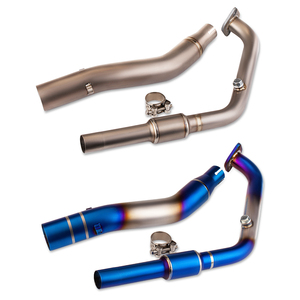 Tubo Slip-On per YAMAHA YZF R15 V3 V4 MT15 2017-2024 di scarico moto in lega di titanio modificare tubo di collegamento anteriore <span class=keywords><strong>blu</strong></span> 51mm Escape - Product Image 2