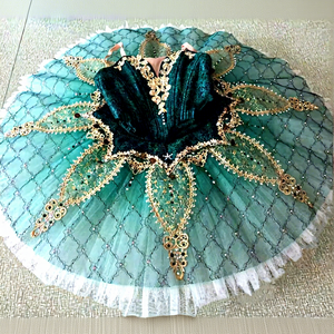 Costume <span class=keywords><strong>da</strong></span> Balletto della Bella Addormentata per Bambine, con Gonna in Tulle Senza Maniche per Competizioni e Spettacoli - Product Image 5