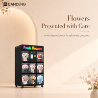 BANDENG 6510XH 10T Distributeur Automatique de Fleurs Fraîches Alliant Capacité de 8 Articles avec Stockage Réfrigéré de 4°C à 25°C