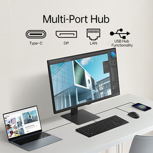 <span class=keywords><strong>Samsung</strong></span> S27D804UAC Moniteur Ultra HD 4K de 27 pouces, panneau IPS, compatible Mac Type-C (90W), PBP/PIP, KVM - Product Image 5