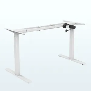 Design moderno ed elegante sollevamento intelligente su e giù per tavolo da ufficio regolabile in altezza