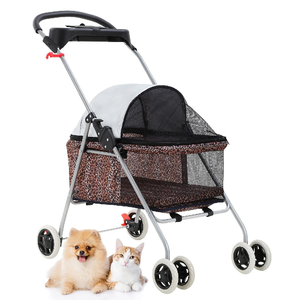 Carriola Pet Gear Travel Lite Plus, Compacta, Fácil de Plegar, No Requiere Ensamblaje, <span class=keywords><strong>Ruedas</strong></span> Grandes <span class=keywords><strong>para</strong></span> <span class=keywords><strong>Perros</strong></span> y Gatos de hasta 15 Libras - Product Image 5