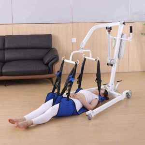 Elevador Eléctrico para Pacientes, <span class=keywords><strong>Ancianos</strong></span> y Discapacitados, Grúa <span class=keywords><strong>de</strong></span> Techo Médica para el Hogar, Correa <span class=keywords><strong>de</strong></span> Suspensión, Capacidad <span class=keywords><strong>de</strong></span> 150 kg, Acero al Carbono, Portátil - Product Image 4
