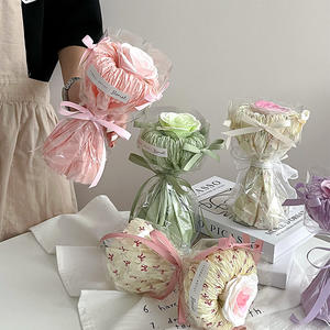 Un singolo bouquet di <span class=keywords><strong>rose</strong></span> creativo rotondo fiore di sapone artificiale per dare un regalo di compleanno alla tua ragazza - Product Image 1