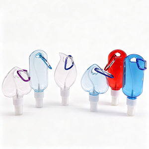 Flacon pulvérisateur en plastique en forme de cœur 30ml 50ml avec porte-clés, <span class=keywords><strong>vide</strong></span>, rechargeable, pour parfum, conteneur de voyage portable - Product Image 4
