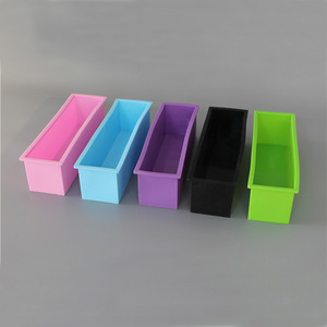 Khuôn làm xà phòng hình chữ nhật 42oz/1200ml, khuôn xà phòng <span class=keywords><strong>silicon</strong></span>, khuôn <span class=keywords><strong>silicon</strong></span> in logo tùy chỉnh, dụng cụ làm bánh hình chữ nhật kèm gỗ - Product Image 6