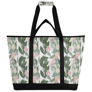 Fashion Hawaii Style Large Capacity Lunch Cooler Bags Portable Waterproof Insulated Thermal Picnic Bag - Product Image 1