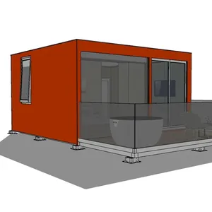 YUN-QI Prefabricated House Container Room Minimalistic Homestay Air Bnb Prefab Home Modular Building ADU Wild Hotel Villa