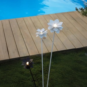 Светильник в форме цветка лотоса IP65 3000K с высоким индексом цветопередачи 90+ для наружного освещения садовых дорожек и газонов - Product Image 4