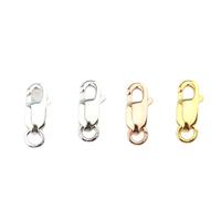 Vente en gros de bijoux en argent sterling 925 bricolage en vrac pièces et accessoires connecteur fermoir pour collier bracelet fabrication de bijoux
