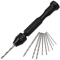 10 pièces 0.8-3.0mm HSS jeu de forets hélicoïdaux pour outil rotatif tige droite Mini foret ensemble outils à main