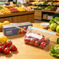 China Slider Ziplock Verpakkingstasjes Groente Slider Ziplock Plastiek Zakjes Bedrukte Plastiek Groente & Fruit Verpakkingstasjes