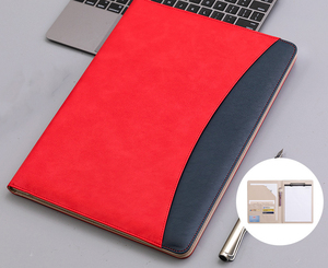 Sản xuất da kinh doanh đa chức năng Clip tập tin Túi tập tin Hội Đồng Quản trị Clip A4 thư mục - Product Image 6