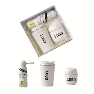 Set de Regalo de Botella de Agua y Paraguas, Caja de Regalo Corporativa Personalizada y Taza de Vacío con Logotipo - Product Image 4