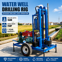 Foreuse Hydraulique de Puits d’Eau de 35 HP, Profondeur de Forage de 150 m, Machine Portable pour l’Irrigation Agricole